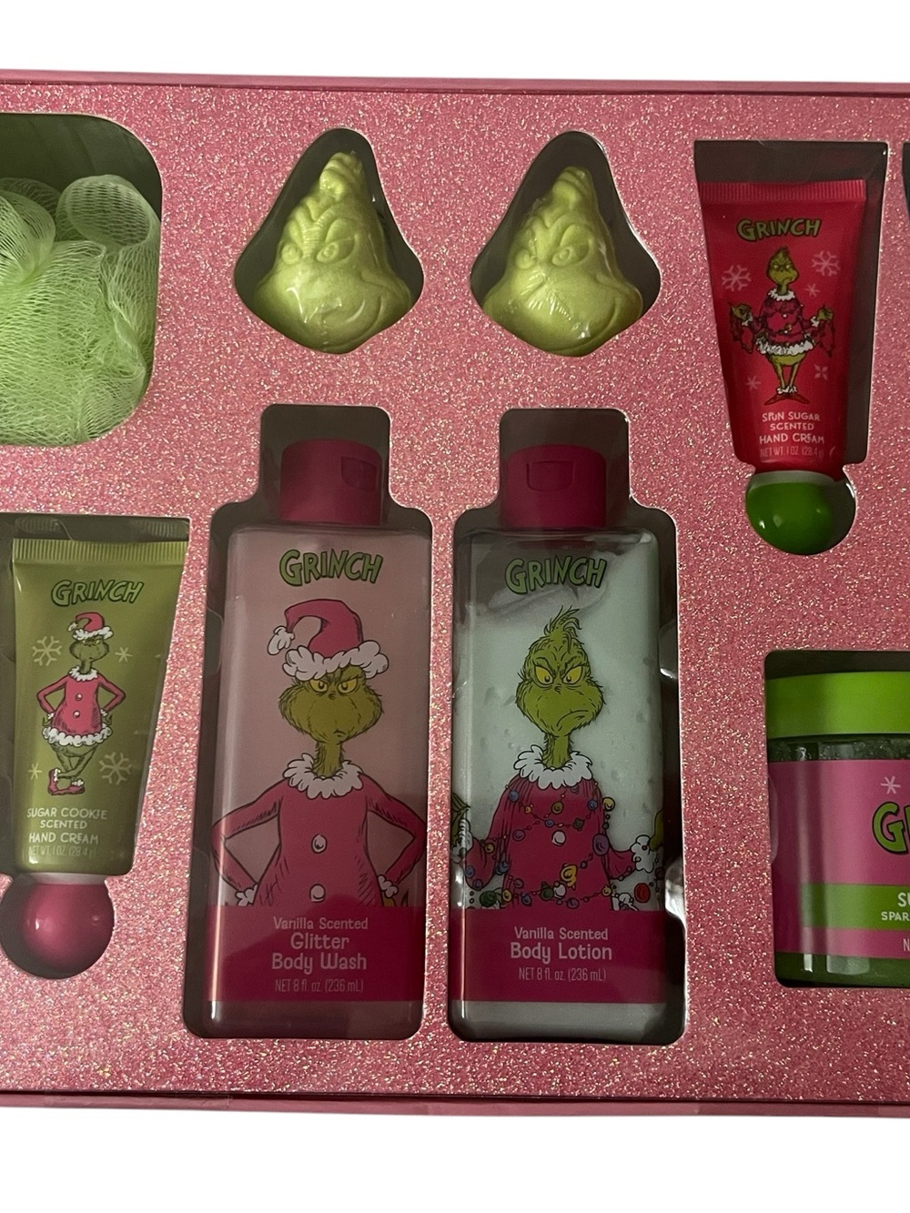 Grinch Bath Collection Gift Set of 10 items - New - Picture 4 of 11